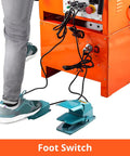 Foot pedal control for 1600W Electric Rebar Bender And Cutter Two In One Steel Bar Tool With Foot Pedal.