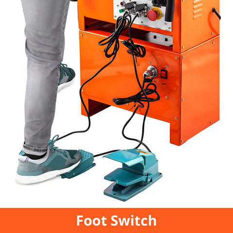Foot pedal control for 1600W Electric Rebar Bender And Cutter Two In One Steel Bar Tool With Foot Pedal.