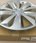 Subaru Impreza Hub Cap Wheel Cover 2017-2023 Genuine OEM 28811FL010 Silver Center Cap on box