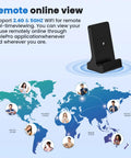 Stealth Mode Wireless Charger Packed With A Hidden 2K Spy Camera Featuring 160 Degree Wide Angle Viewing Smooth Night Vision with remote viewing app.
