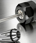 ER11 Spring Collet Set 1/4 Inch CNC Lathe Milling Tool Chucks With Clamping Nut, Precision 65Mn Steel For Engraving And Machining, Dual Collets Pack Bundle.