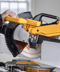 Using Dado Blade Set For Woodworking With 8 Inch Outside Blades and Five Eighths Inch Arbor on table saw for precise cuts