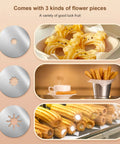 Stainless Steel Churro Press And Maker For Easy Spanish Treats Home Kitchen Dessert Tool DIY Churros Device Professional Style