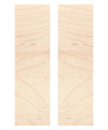 Curly Maple Knife Handle Material Set for DIY Projects, Natural Wood Scales for Custom Knives, 4 Pieces, 3/8 x 1.5 x 5 Inches