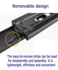 Beefy Ultra Heavy Duty Side Mount Drawer Slides With Quiet Glide And Silent Buffer Pads Premium Industrial Grade Drawer Hardware That Shields Cabinets And Delivers Smooth Durable Performance removable black metal slide with release lever