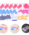 Versatile 35-Piece High-Temp Silicone Tapered Plug Set That Slips Into Holes Easy For Seal Paint Coating And Automotive Spray Jobs Without Dripping Mess Up With Flexible Heat Resistant Sealing Plugs in assorted colors, stored in case