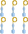 Six Pack Plastic PP Float Switch Water Level Sensor Kit For Aquariums DP5200 Model, 6 Pieces, 220V DC
