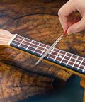 Close-up of fret file from All In One 26 Piece Guitar Setup and Repair Kit with Carry Bag for Guitar Ukulele Bass Mandolin Banjo Tools