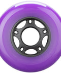 8 Pack Inline Skate Wheels Set For Roller Blades Scooters RipStik Replacement 64mm 70mm 72mm 76mm 80mm 85A Durable Purple Polyurethane