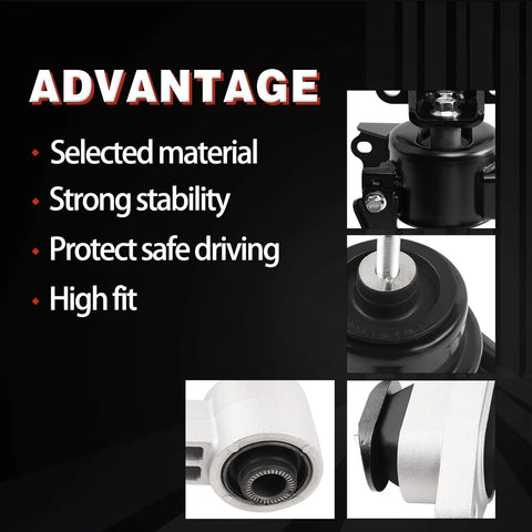Advantages of Engine And Transmission Mount Kit For Kia Soul 2010 2011 2012 2013 1.6L And 2010 2011 2.0L L4 Reusable Bracket Set
