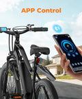 Beast Mode 1500W Peak Electric Bike For Adults with app control feature displayed on smartphone screen