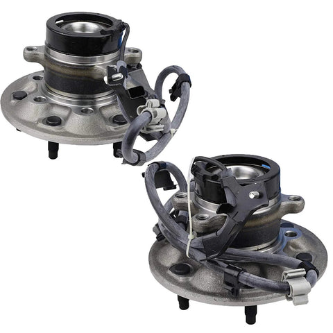 Pair Front Wheel Hub Bearing Assemblies For 2004 2008 Chevy Colorado GMC Canyon 2WD And 2006 Isuzu I 280 ZQ8 Z85 Replacement