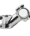 Retro Silver 31.8mm Mountain Bike Stem 70mm 35 Degree Riser Handlebar Stem For MTB Road Bike BMX Lightweight Short Stem