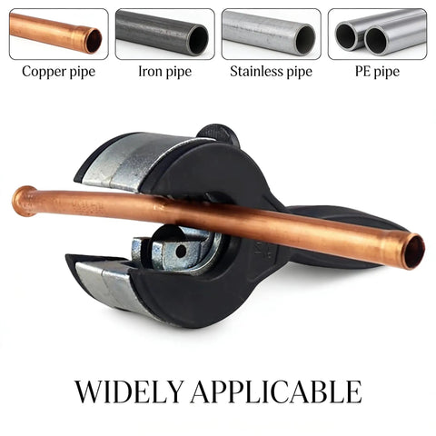 Ratcheting Pipe Cutter 2-In-1 Workhorse For PVC PPR Plastic Tubing cutting copper pipe; versatile tool for home and pro plumbing