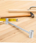 Door Hinge Adjustment Tool Pro Grade Heavy Duty Wrench for Precision Alignment and Hinge Repair by MagicLulu Stainless Steel Build