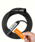 Charge Up Your Electric Ride With This Rock Solid 25 Ft Nacs Extension Cord delivering a heavy 48 Amp draw with label visible.