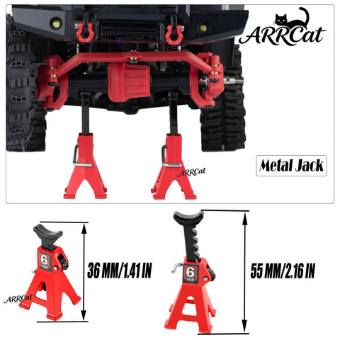 RC Crawler Dope Decoration Upgrades Kit For 1 18 TRX4M FCX18 Chevrolet K10 And 1 24 SCX24 AX24 FMS FCX24 Chevrolet K5 With Lifting Jack
