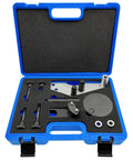 ZKTOOL BMW vacuum pump sealing cover remover installer kit in blue plastic case open view
