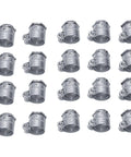 Heavy Duty Three Quarter Inch Conduit Squeeze Connector Fitting in zinc alloy, 16 units for quick installs and secure fittings.