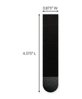 Heavyweight Picture Hanging Strips XL 20 Lb 32 Strips 16 Pairs Damage Free Hangers For Picture Frames No Tools Required Holds Frames Up To 24 By 36 Inches Works On Smooth Walls For Home Room Decor Black Adhesive strip dimensions