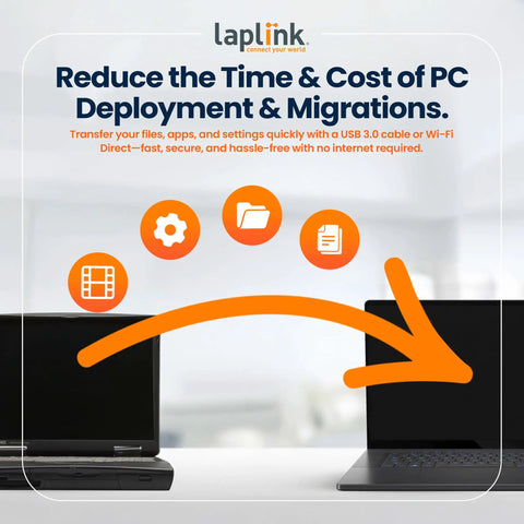 Easy PC Migration Made Breezy, No Fuss, Move All Your Apps, Files And Settings From Old PC To New PC With AI Guided Transfer, two laptops