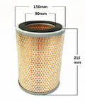 Oil Mist Filter For Vacuum Pump Exhaust 5 Micron Solid Replacement Cartridge 0532000004 with measurement details