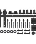 8 Foot Sliding Barn Door Hardware Kit For Single Doors 42 To 48 Inches Wide Upgraded Screw Fixation