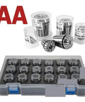Top Grade High Precision Spring Collet Set For Your CNC And Drill Setup Featuring ER11 ER16 ER20 ER25 ER32 ER40 Sizes in case.