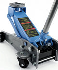 3 Ton Hydraulic Floor Jack 6600 Lbs Lift Range Heavy Duty Steel Race Car Stand With Rollers Easy Maneuvering for garage use