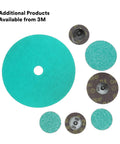Ceramic Abrasive Fiber Disc 7 In X 7/8 In 60 Grit Resin Bond For Metal Grinding And Welds with multiple angle views