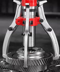Heavy Duty 15 Ton Hydraulic Bearing And Gear Puller Built Rock Solid With Beefy Alloy Steel Claws And Zinc Coating for gear extraction.