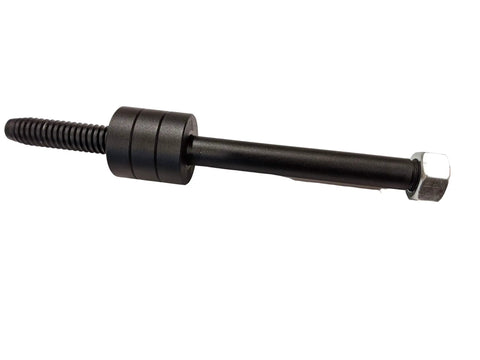 Heavy Duty Treehouse Perch Bracket 1.25x9 Inch Mount With 3 Inch Collar Black Hardened Steel Powder Coat Finish Includes Zinc Plated Hex Nut And Socket Ready