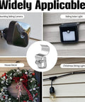 Heavy Duty Vinyl Siding Hooks And Clamps 10 Pack No Hassle Camera Mount For Blink Arlo Ring used to secure outdoor cameras and lights.