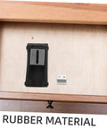 2 Pack Rubber Toggle Latch Clamp for Boat Cargo Boxes Cabinets and Trunks in open drawer, detailed view