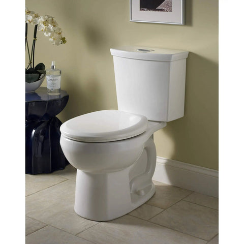 No Brainer Dual Flush Toilet Tank For 12-Inch Rough-In With 0.92 GPF Light Flush Or 1.28 GPF Full Flush, WaterSense Certified in a bathroom