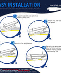 Installation guide for BMW 3 Series Front Windshield Wiper Blades Set Of 2 In 24 Inch And 19 Inch For E90 E91 2009 2012 And F30 F31 F34 F80 M3 2012 2018 Compatible Replacement