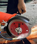 Dust Collector Water Sprayer for Metal Cutting Tools, 17.7cm attachment on saw, cooling and controlling dust in workshop.