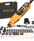 Powerful Rotary Tool Kit With 6 Variable Speeds From 10000 To 35000 RPM Large LED Display Flex Shaft Carrying Case Great For Grinding