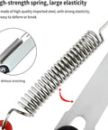 Close-up of high-strength spring on Extendable Tree Pruner Saw Head No Pole Needed For Easy High Altitude Trimming Harvester Clipper