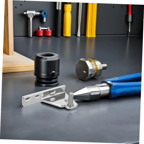 Heavy Duty Zinc Alloy Fridge Hinge Kit Pro Grade, 8mm Axial Diameter Refrigerator Door Hinges, Corrosion Resistant And Easy Maintenance, Built To Last For Busy Foodservice And Commercial Kitchens on workbench