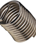 7/16-20 Stainless Steel Thread Inserts Pack Of 6 For Metal Repairs, close-up of one UNF helical insert, Pro Grade Free-Running Design