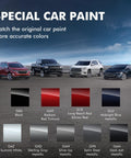 Automobiles with different paint colors including GBA WA8555 Black Touch Up Paint For Chevrolet Cars And Trucks DIY Scratch Repair Kit 