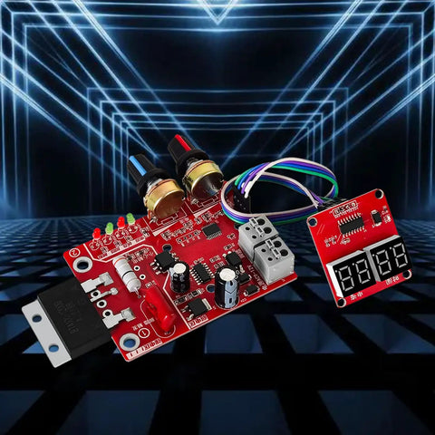 Pro Grade Time Control Board For Spot Welder And Portable Welding Machine, 40A To 100A Current Digital Display Controller