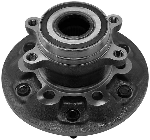 Front view of Front Wheel Bearing And Hub Assembly for Select Chevrolet And GMC Models, complete OE replacement