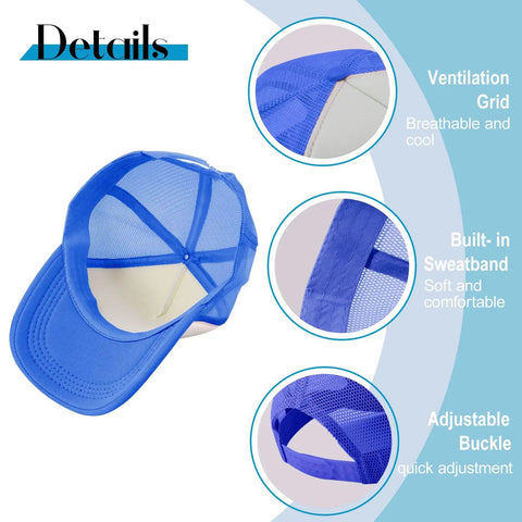 Yacht Style Dope Baseball Cap For Women And Men Breathable Ponytail Hat Royal Blue Lightweight Polyester Low Profile Fit