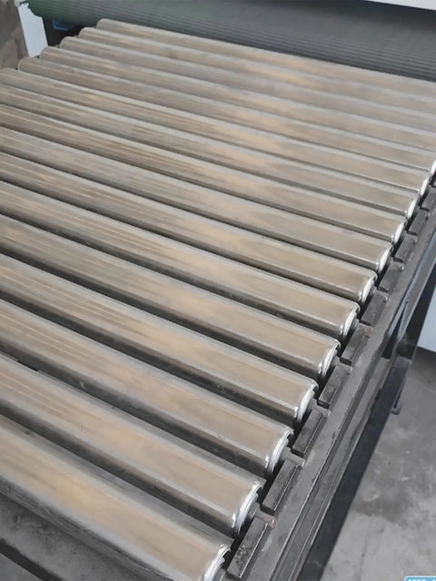 2 Inch Diameter Stainless Steel Conveyor Roller Pack For Gravity Conveyors 18 Inch Length Replacement Tubes for Woodworking