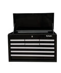 Heavy Duty Professional Industrial Portable 9-Drawer Tool Chest Cabinet With Ball Bearing Drawer Slides And Locking Cam System, 26 Inch Steel Tool Storage Box Organizer
