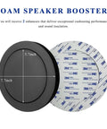 6.5 Inch Foam Speaker Enhancer Rings With Self Adhesive Backing High Rebound Car Door Baffles for sound insulation and cushioning.