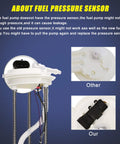 Fuel Pump Assembly Kit For 1997 1998 1999 2000 Chevy GMC Pickup Trucks With Two Electrical Connectors top view