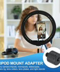 M6 Female To One Quarter Inch Male Tripod Screw Adapters Set Of Four In Durable Aluminum Alloy for camera mounts display